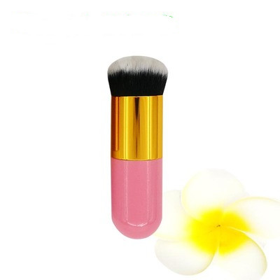 Professional Loose Powder Foundation Make Up Brush Private Label Customized Colors Single Little Fat Makeup Brush